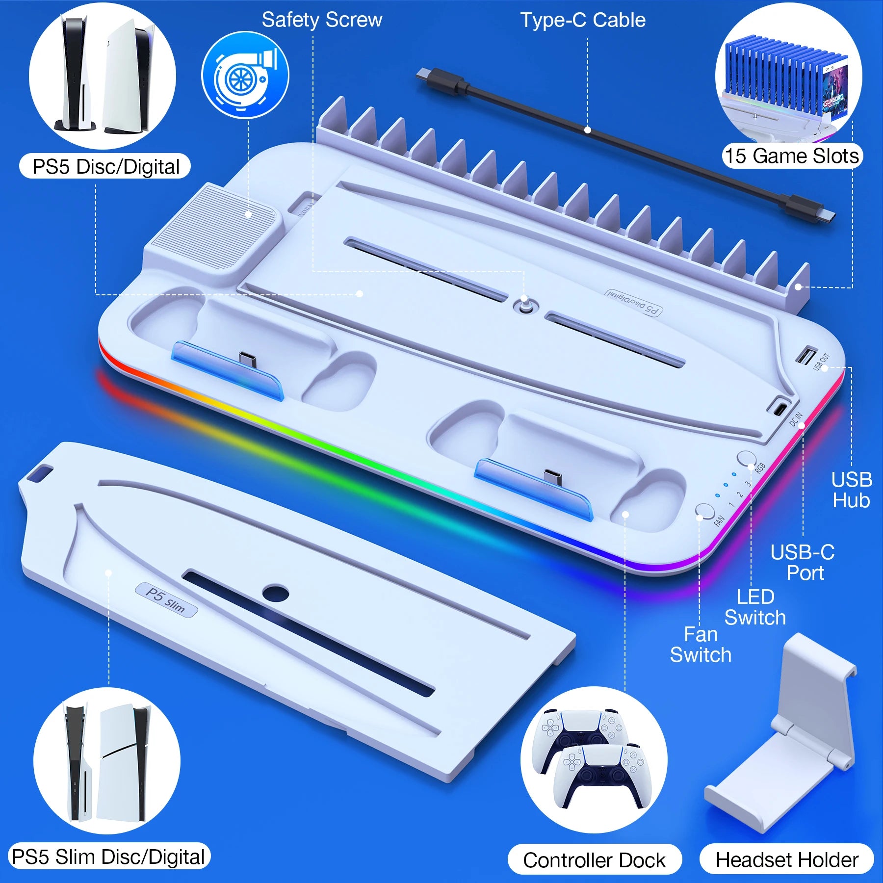 PS5 Cooling Stand